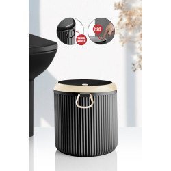 Yuvarlak   5 Lt Çöp Kovası Click Kapak