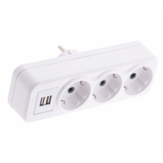 2 USB Lİ 3 LÜ FİŞ PRİZ GOLYAT 2 USB Lİ 3 LÜ FİŞ PRİZ GOLYAT