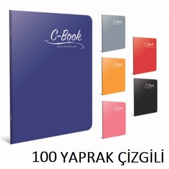 C BOOK TEL DİKİŞ PP KPK. A4 ÇİZGİLİ DEF. 100 YAPRAK C BOOK TEL DİKİŞ PP KPK. A4 ÇİZGİLİ DEF. 100 YAPRAK