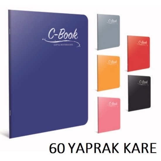 C BOOK TEL DİKİŞ PP KPK. A4 KARE DEF. 60 YAPRAK C BOOK TEL DİKİŞ PP KPK. A4 KARE DEF. 60 YAPRAK