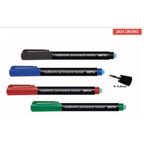 PERMANENT MARKER ASETAT KALEMİ (M) 4 RENK SET PERMANENT MARKER ASETAT KALEMİ (M) 4 RENK SET