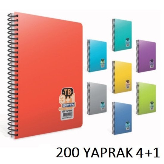 TB SEPERATÖRLÜ PP KPK. A4 DEF. 200 YAPRAK 4+1 TB SEPERATÖRLÜ PP KPK. A4 DEF. 200 YAPRAK 4+1