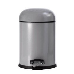 Bon Kapak Yavaş Kapanan Çöp Kovası 5 Lt Gri
