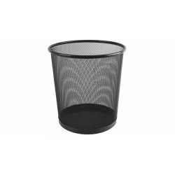 Ofis Tipi Fileli Çöp Kovası Siyah