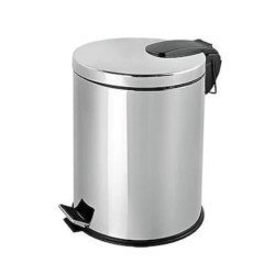 Pedallı Çöp Kovası Yavaş Kapanan 430 Kalite 12 Lt