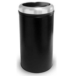 Pratik Kapak Çöp Kovası Siyah 45 Lt (Galvaniz) Pratik Kapak Çöp Kovası Siyah 45 Lt (Galvaniz)