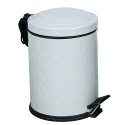 Zik Zak Model 5 Lt Pedallı Yavaş Kapanan Çöp Kovası Gri