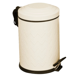 Zik Zak Model 5 Lt Pedallı Yavaş Kapanan Çöp Kovası Krem Zik Zak Model 5 Lt Pedallı Yavaş Kapanan Çöp Kovası Krem