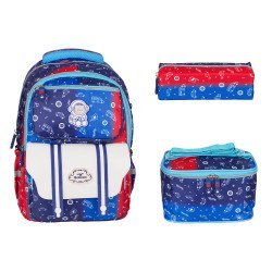 Relaxion İlkokul Çantası Lacivert Mavi Kırmızı