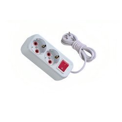 2 Li Topraklı Grup Priz Anahtarlı 3 Mt