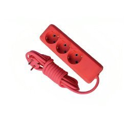 3 Lü Topraklı Grup Priz 3 Mt ( Renkli ) 3 Lü Topraklı Grup Priz 3 Mt ( Renkli )