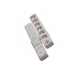 6 Lü Topraklı Grup Priz Anahtarlı Klemensli 6 Lü Topraklı Grup Priz Anahtarlı Klemensli