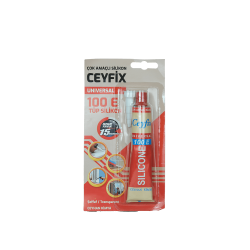 Çok Amaçlı 100E Tüp Silikon 50G Kartela
