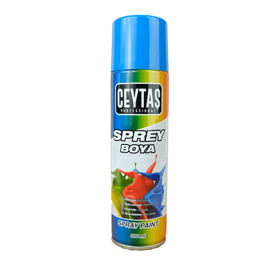 Mavi Sprey Boya 200 ML - Türkiyenin Toptan Tedarikçisi Mavi Sprey Boya 200 ML - Toptan fiyatına