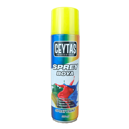 Sarı Sprey Boya 200 ML - Türkiyenin Toptan Tedarikçisi Sarı Sprey Boya 200 ML - Toptan fiyatına