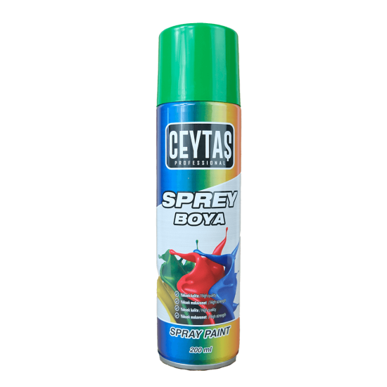 Yeşil Sprey Boya 200 ML - Türkiyenin Toptan Tedarikçisi Yeşil Sprey Boya 200 ML - Toptan fiyatına