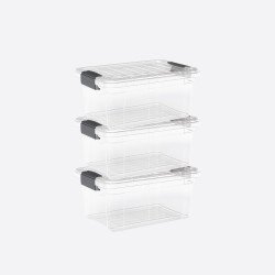 3'Lü 1,75 Lt Lock&Amp;Keep Saklama Kutusu