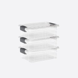 3'Lü 2,2 Lt Lock&Amp;Keep Saklama Kutusu