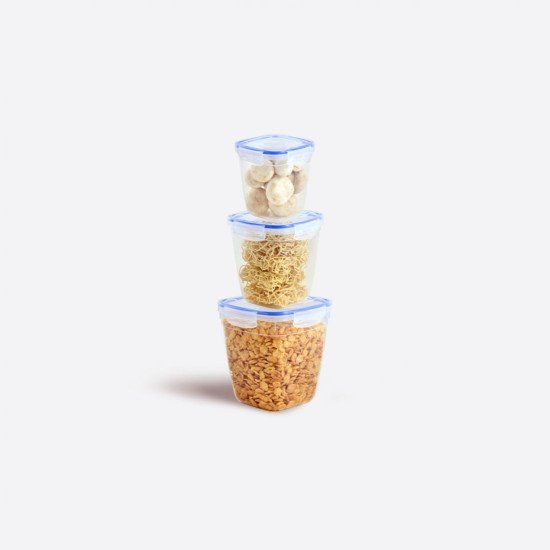 3lü Contalı Kare Set(1075,1900,3200 ml) - Türkiyenin Toptan Tedarikçisi 3lü Contalı Kare Set(1075,1900,3200 ml) - Toptan fiyatına