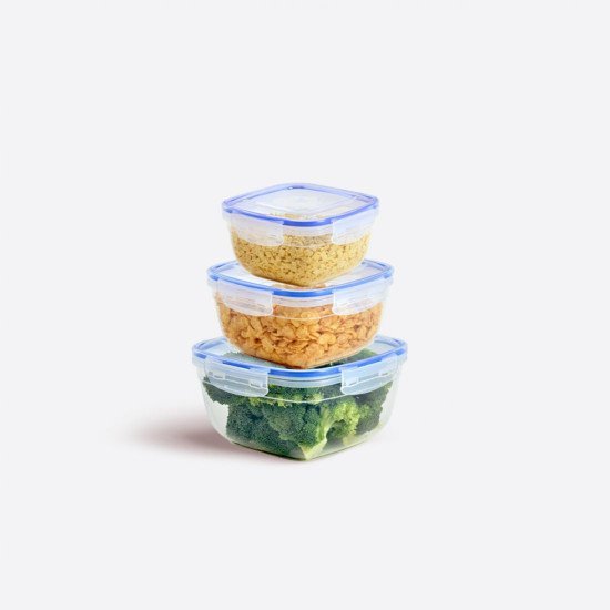 3lü Contalı Kare Set(900,1500,2400 ml) - Türkiyenin Toptan Tedarikçisi 3lü Contalı Kare Set(900,1500,2400 ml) - Toptan fiyatına