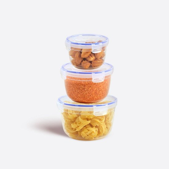 3lü Contalı Yuvarlak Saklama Set(1200,2100,3400 ml) - Türkiyenin Toptan Tedarikçisi 3lü Contalı Yuvarlak Saklama Set(1200,2100,3400 ml) - Toptan fiyatına