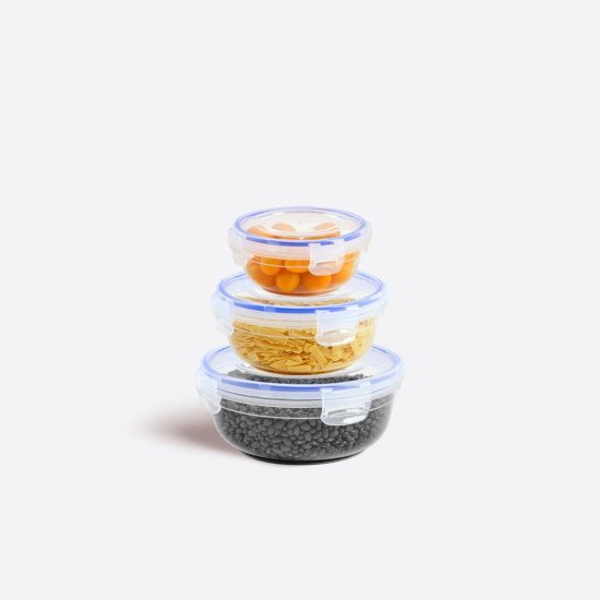 3lü Contalı Yuvarlak Saklama Set(400,800,1350 ml) - Türkiyenin Toptan Tedarikçisi 3lü Contalı Yuvarlak Saklama Set(400,800,1350 ml) - Toptan fiyatına