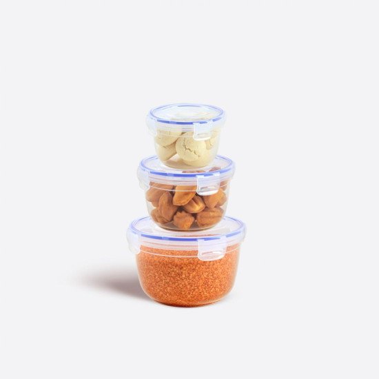 3lü Contalı Yuvarlak Saklama Set(625,1200,2100 ml) - Türkiyenin Toptan Tedarikçisi 3lü Contalı Yuvarlak Saklama Set(625,1200,2100 ml) - Toptan fiyatına