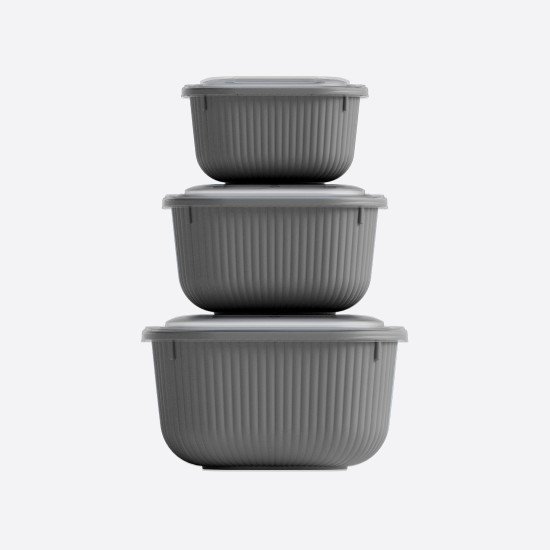 3lü Line Snaplid Saklama Kabı (600,1100,1800 ml) - Türkiyenin Toptan Tedarikçisi 3lü Line Snaplid Saklama Kabı (600,1100,1800 ml) - Toptan fiyatına