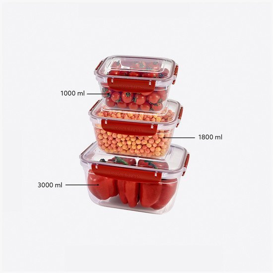 3lü Master Dikdörtgen Set(1000,1800,3000 ml) - Türkiyenin Toptan Tedarikçisi 3lü Master Dikdörtgen Set(1000,1800,3000 ml) - Toptan fiyatına