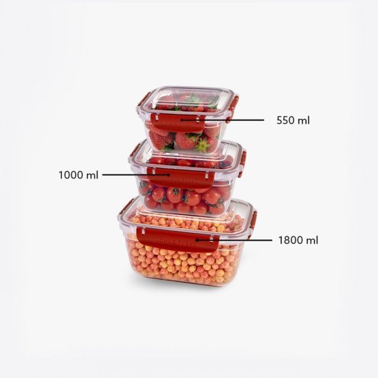 3lü Master Dikdörtgen Set(550,1000,1800 ml) - Türkiyenin Toptan Tedarikçisi 3lü Master Dikdörtgen Set(550,1000,1800 ml) - Toptan fiyatına