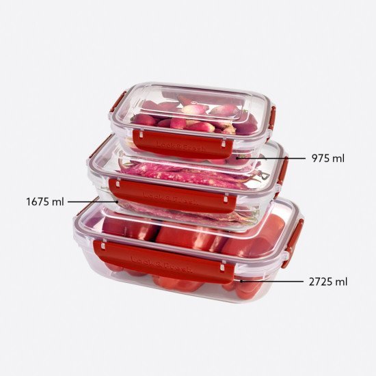 3lü Master Dikdörtgen Set(975,1675,2725 ml) - Türkiyenin Toptan Tedarikçisi 3lü Master Dikdörtgen Set(975,1675,2725 ml) - Toptan fiyatına
