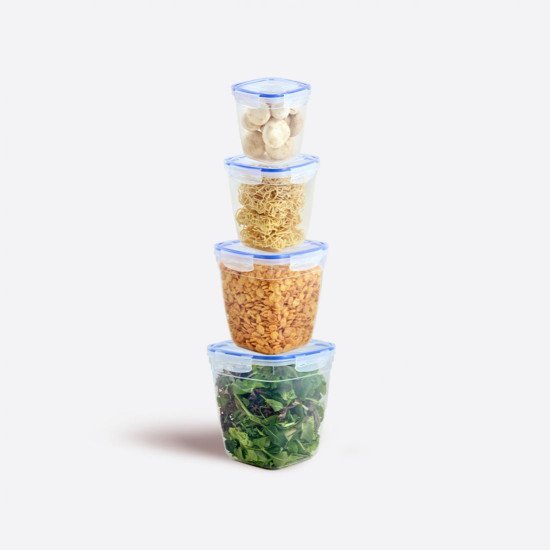 4lü Contalı Kare Set(1075,1900,3200,5000 ml) - Türkiyenin Toptan Tedarikçisi 4lü Contalı Kare Set(1075,1900,3200,5000 ml) - Toptan fiyatına