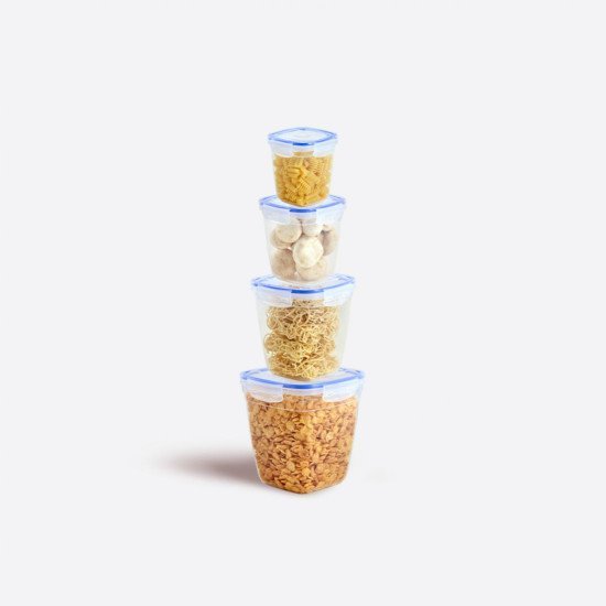 4lü Contalı Kare Set(575,1075,1900,3200 ml) - Toptan fiyatına