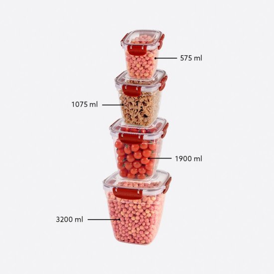 4lü Derin Master Kare Set(575,1075,1900,3200 ml) - Türkiyenin Toptan Tedarikçisi 4lü Derin Master Kare Set(575,1075,1900,3200 ml) - Toptan fiyatına