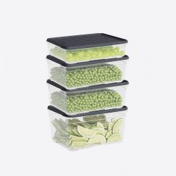 4'Lü Smart Container Set ( 1100 + 2 X 1650 + 2100 Ml ) 4'Lü Smart Container Set ( 1100 + 2 X 1650 + 2100 Ml )