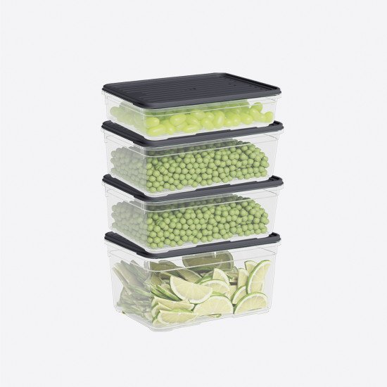 4lü Smart Container Set ( 1100 + 2 x 1650 + 2100 ml ) - Türkiyenin Toptan Tedarikçisi 4lü Smart Container Set ( 1100 + 2 x 1650 + 2100 ml ) - Toptan fiyatına