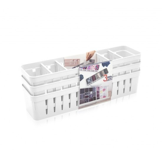 5 Bölme Ayarlı Organizer(85*315*65) 3lü Set - Türkiyenin Toptan Tedarikçisi 5 Bölme Ayarlı Organizer(85*315*65) 3lü Set - Toptan fiyatına
